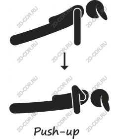Dynamic exercise "Push-UPS"
