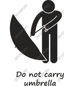 Playful Not To Carry An Umbrella