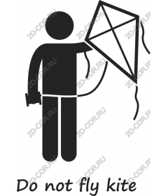  Do not run a kite