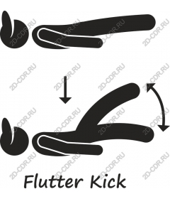  Fluttering kick