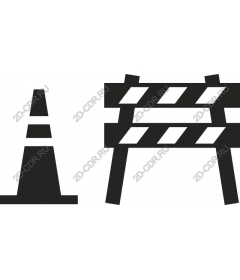 Traffic cone construction and fencing
