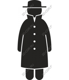  A mysterious figure in a cloak