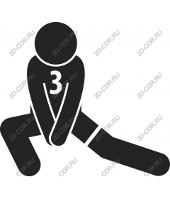Dynamic athletic figure