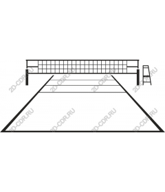 Volleyball court