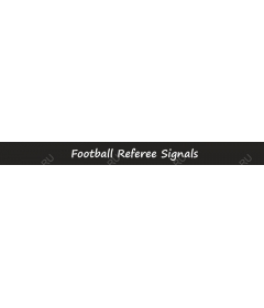  Collection of football referees signals