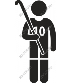 Dynamic hockey player