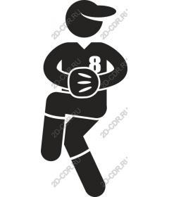 Dynamic baseball player