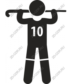 Icon of a hockey player