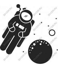 Astronaut in space