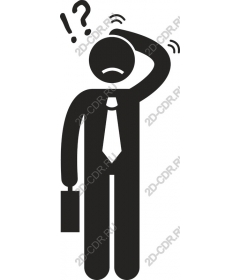  Confused businessman