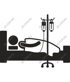  Nursing in a hospital bed