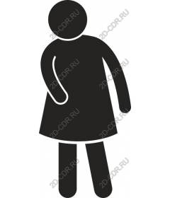  An elegant figure style in dress