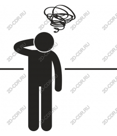  Confused figure