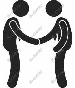  Handshake for business cooperation