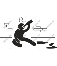  Drinking figure