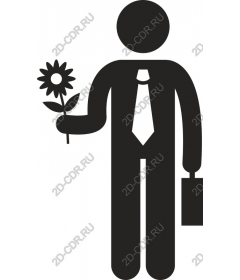  A professional figure with flower