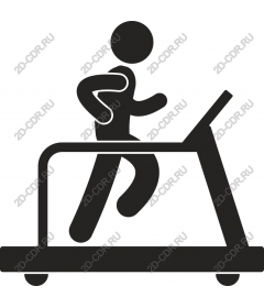 Runner on a treadmill