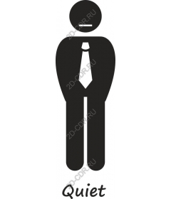  A quiet figure in a business suit