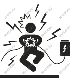 Electric shock icon