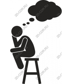  Contemplative figure