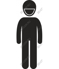  Minimalistic stylized figure