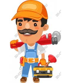 Funny handyman