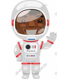 Funny astronaut