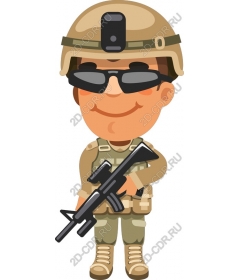  Cartoon soldier