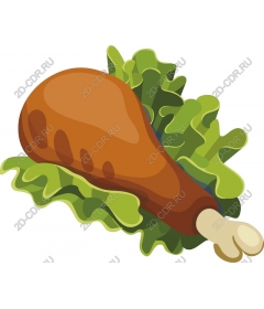  Juicy chicken leg
