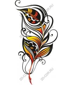  Floral swirl