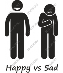  Happy vs sad