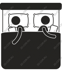  Cozy couple in bed
