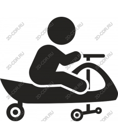  Child on toy-wheelchair