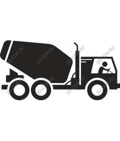 Concrete mixer truck
