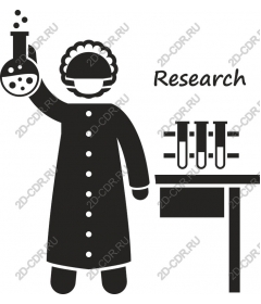  A scientist beaker - Research
