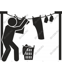  Hanging linen