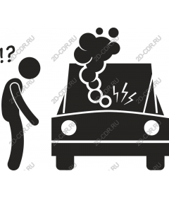 Panic due to a failure in the car