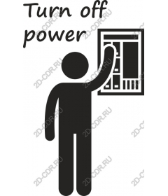 To turn the power off