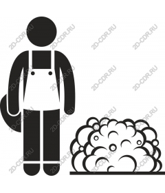  Gardener with the harvest