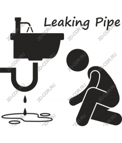  A leaking pipe