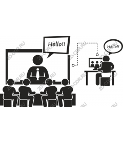 The dynamic interaction at meetings