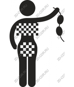 Abstract human figure with an olive branch