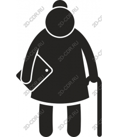  Elderly woman
