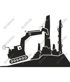 Heavy machinery Excavator