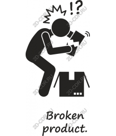  Frustrated consumer - product broken
