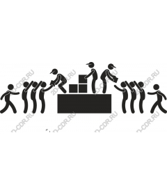  Team work in action