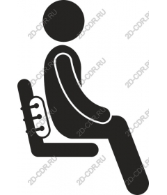 Abstract sitting figure