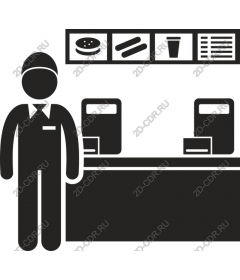 The friendly cashier