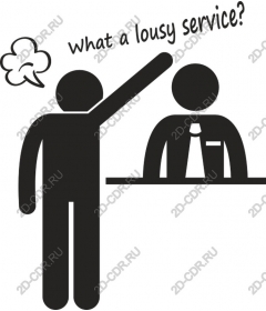  Disappointed the customer service