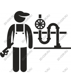  A professional plumber
